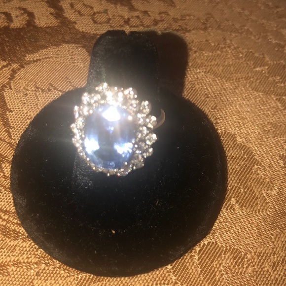 VINTAGE DREAM RING LATE 1800 8k aquamarine ring - Picture 6 of 8